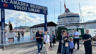 'Astoria Grande' kruvaziyeri Amasra'ya 1031 yolcu getirdi