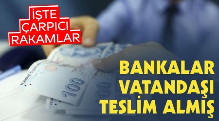 Bankalar vatandaşı teslim almış, işte çarpıcı rakamlar