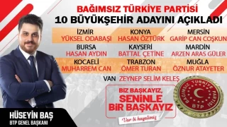 BTP, 10 bykehir belediye bakan adayn aklad