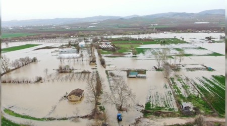 Bursa'da 35 bin dönüm arazi sular altında