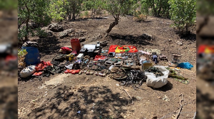 Çok sayıda mühimmat ele geçirildi