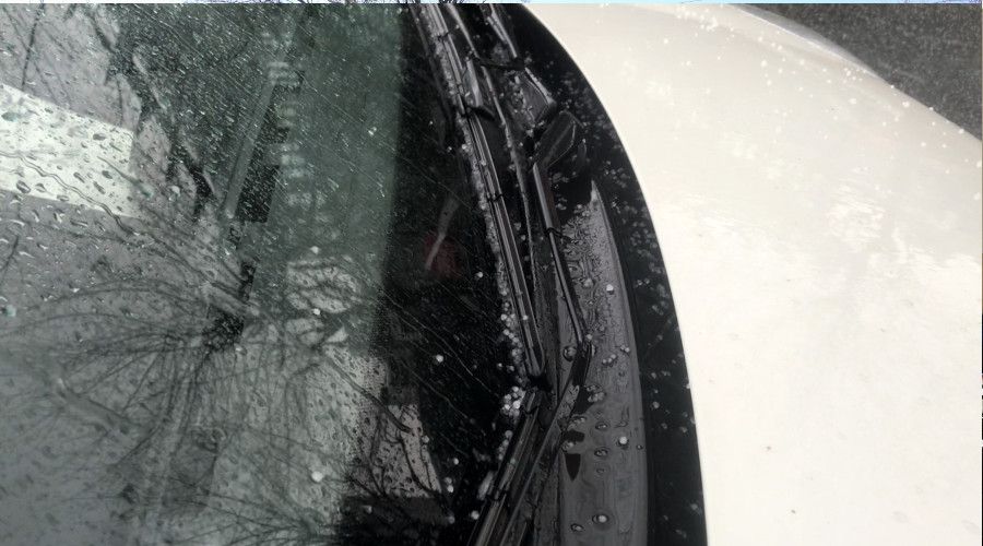 Esenyurt'ta dolu yağışı