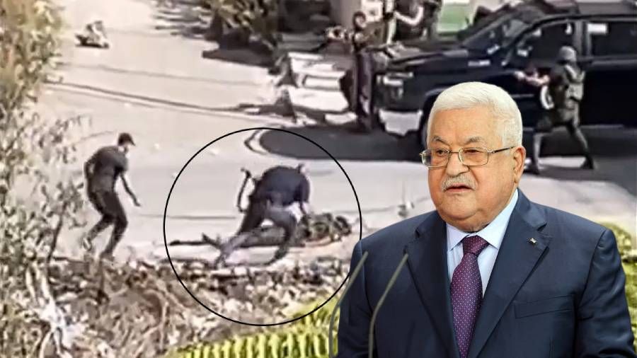 Filistinli gruptan Mahmud Abbas'n konvoyuna silahl saldr