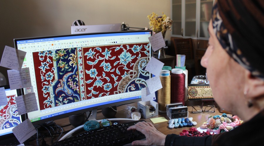 İpek halılar o ellere emanet