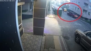 İşe gitmek için otomobiline bindi, dehşeti yaşadı