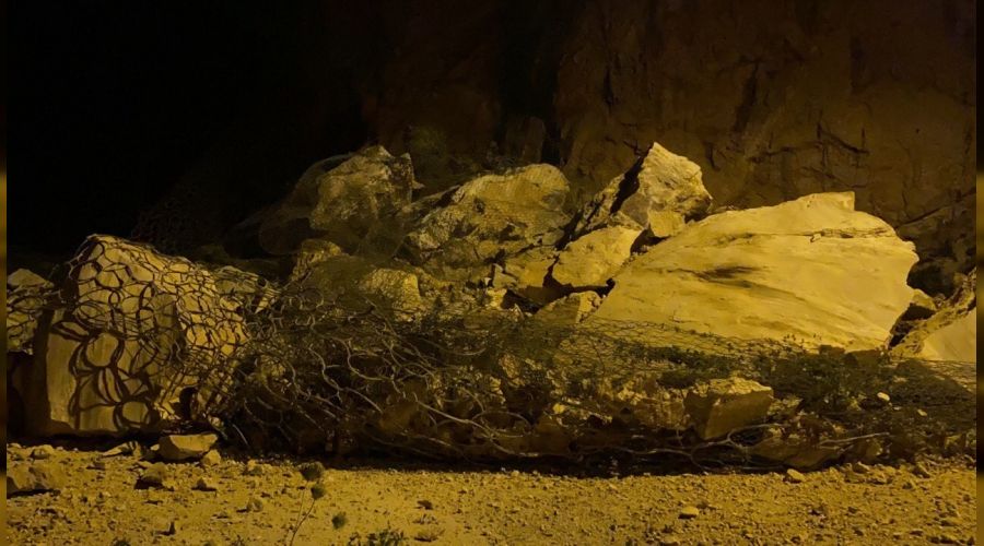 Karabük-Yenice karayolunda heyelan oldu