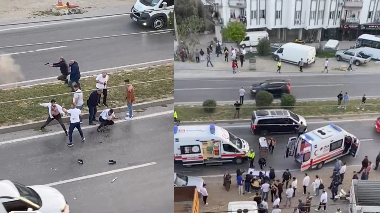 Milas'ta iki grup birbirine girdi, ortalık savaş alanına döndü