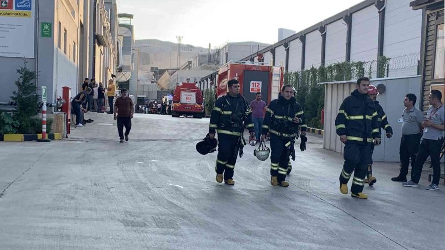 Pamuk fabrikasında yangın