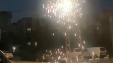 Pendik'te elektrik kabloları bomba gibi patladı