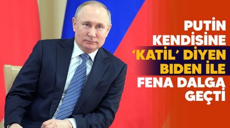Putin kendisine 'katil' diyen Biden ile fena dalga geçti
