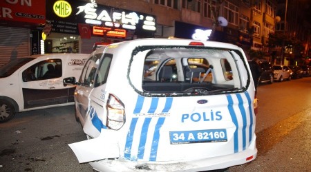 Sen misin polis otosuna çarpan!