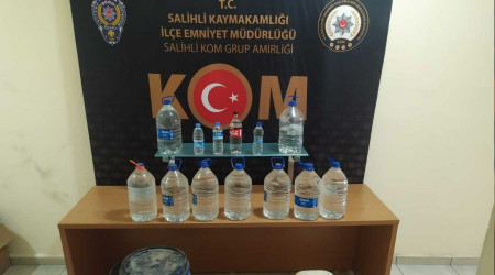 Su şişelerinden sahte rakı çıktı