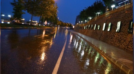 Tekirdağ'da sağanak etkili oluyor