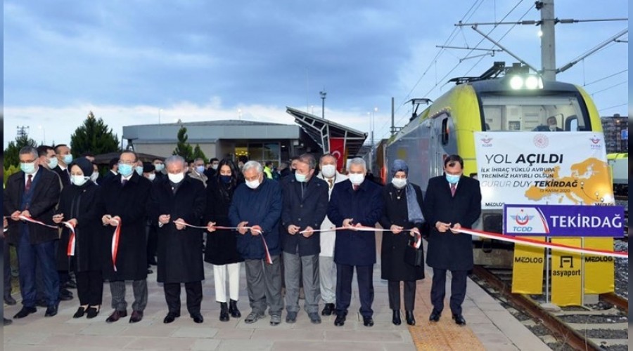 Tekirdağ'dan ilk ihracat yükü Avrupa'ya gönderildi