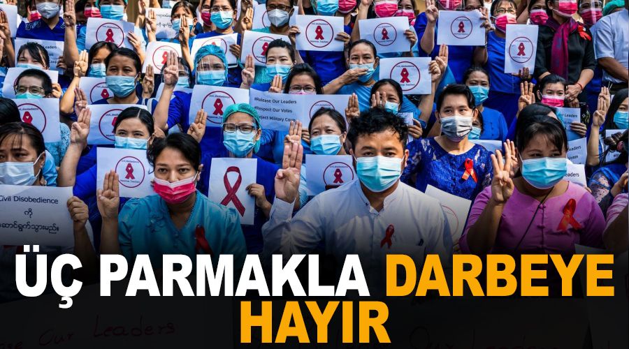 'Üç parmak'la darbeye hayır