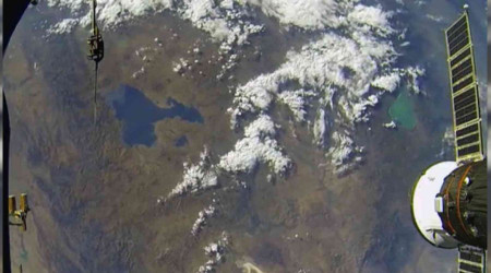 Van Gölü uzaydan nasıl görünüyor?