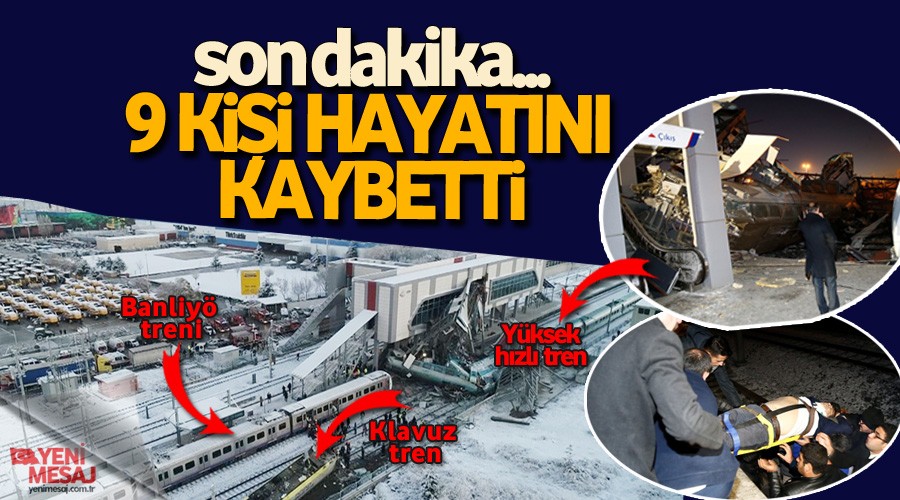 Yüksek hızlı tren kazası: 9 kişi hayatını kaybetti