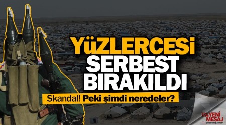 Yüzlerce DEAŞ'lı serbest bırakıldı