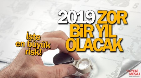 2019 zor bir yl olacak