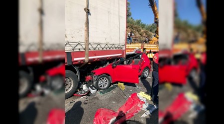 Akılalmaz kazadan sağ kurtuldular