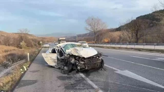 Amasya'da zincirleme kaza: 5'i renci 7 yaral