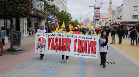 Bolu'da 1 Mayıs coşkuyla kutlandı