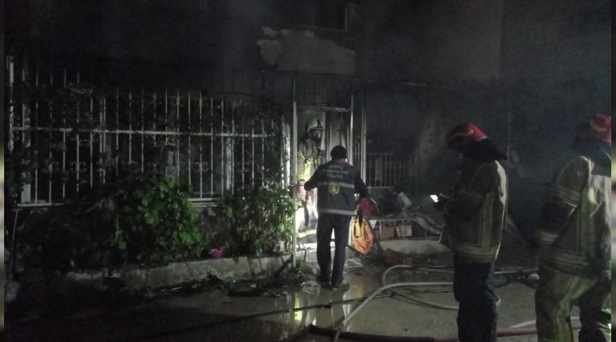 Bursa Gemlik'te korkutan yangın