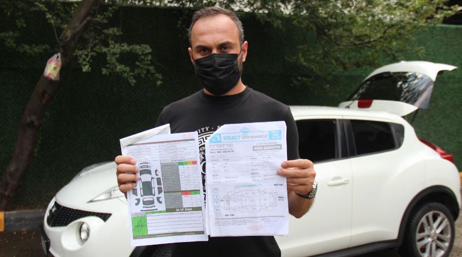 Bütün parçaları orijinal diye aldığı aracını ekspere götürdüğünde şoke oldu