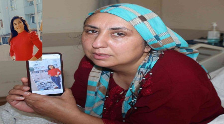 Çaresiz anne hasta yatağında kayıp kızını arıyor