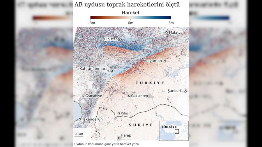Depremlerde yer yerinden oynadı