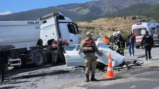 Gaziantep'te feci kaza: 2 l, 2 yaral