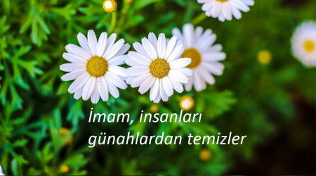 İmam, insanları günahlardan temizler
