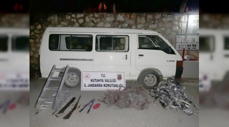 Jandarmadan kablo hırsızına suçüstü