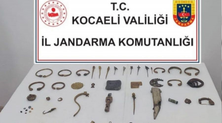 Kocaeli'de Roma ve Bizans dönemine ait objeler ele geçirildi
