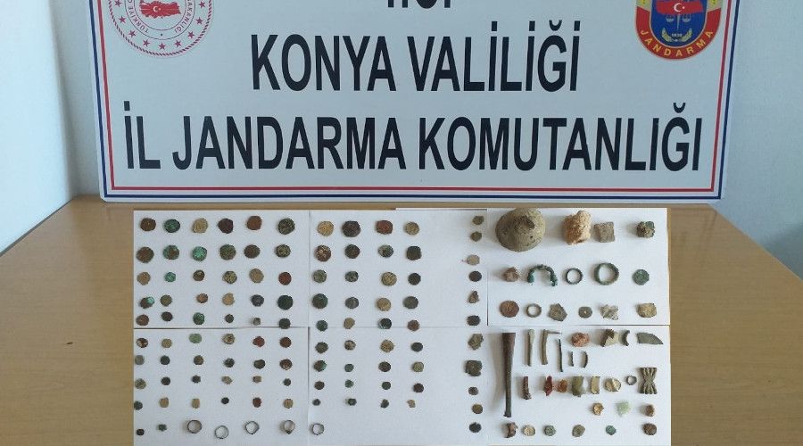 Konya'da 150 adet tarihi eser ele geirildi