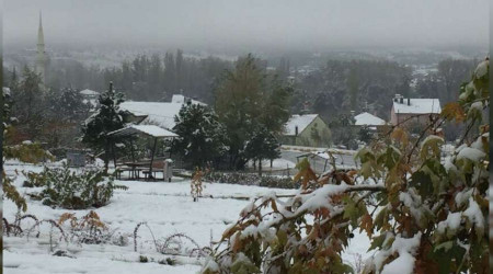 Konya'nın 6 ilçesinde eğitime kar tatili
