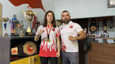 Milli sporcu Sudenur gözünü zirveye dikti