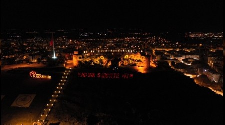 Nevehir Kalesi 'Kadna kar iddete hayr' dedi