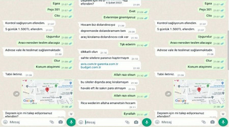 O kişinin depremzede olduğunu öğrenince: 'Hocam biz dolandırıcıyız'