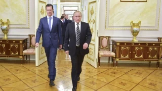 Putin ile Esad Moskova'da bir araya geldi