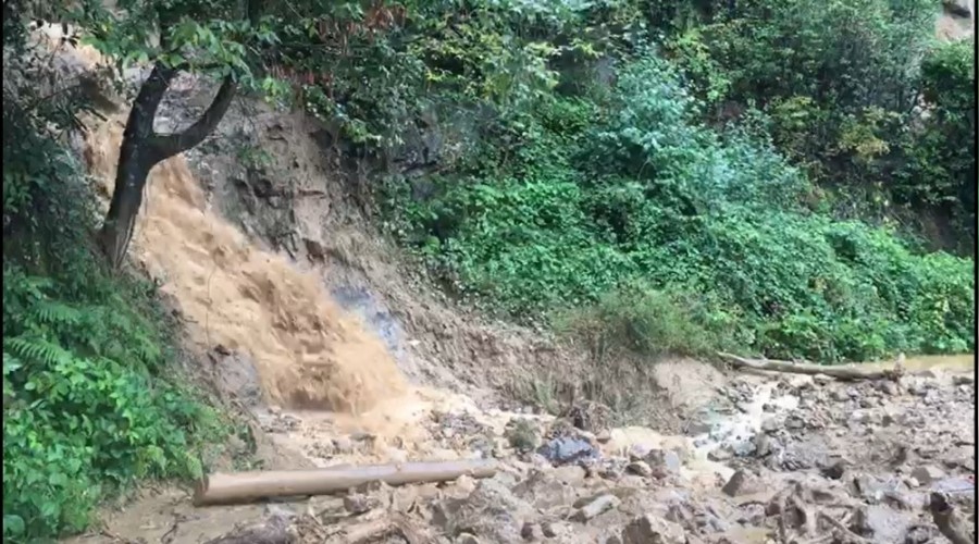 Rize'nin Ardeşen ilçesinde şiddetli yağış