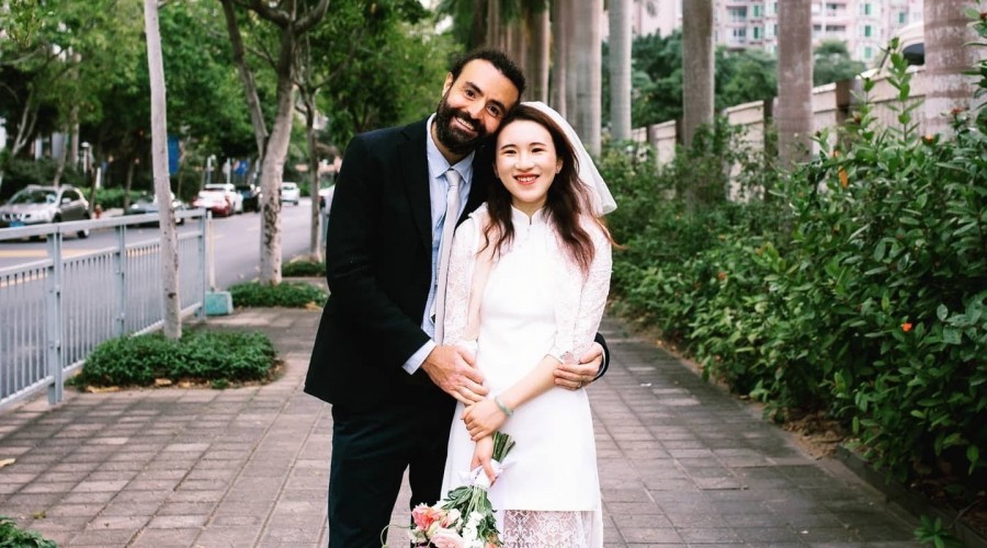 Türk damat ile Çinli gelin evlendi