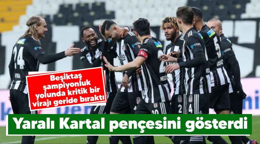 Yaralı Kartal pençesini gösterdi