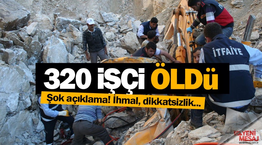 9 ayda bin 320 işçi öldü