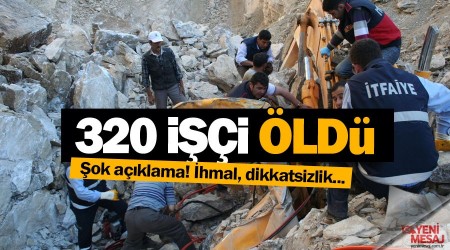 9 ayda bin 320 işçi öldü