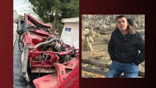 Ağaca çarpan sürücü hayatını kaybetti