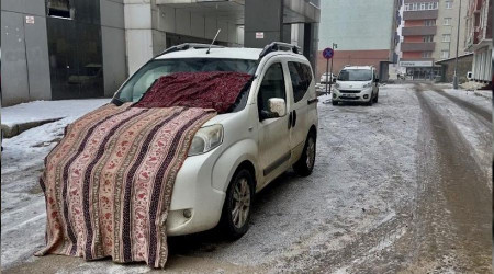 Ağrı'da Sibirya soğukları etkili oluyor