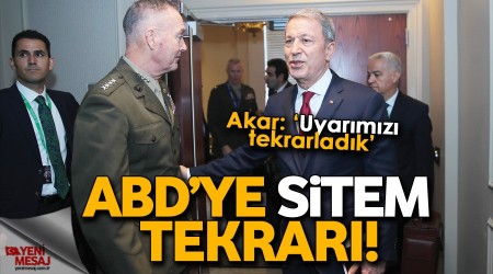 Akar: ABD'ye uyarlarmz tekrarladk