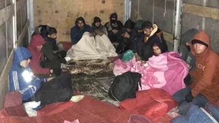 Amasya'da 13 kaçak göçmen yakalandı