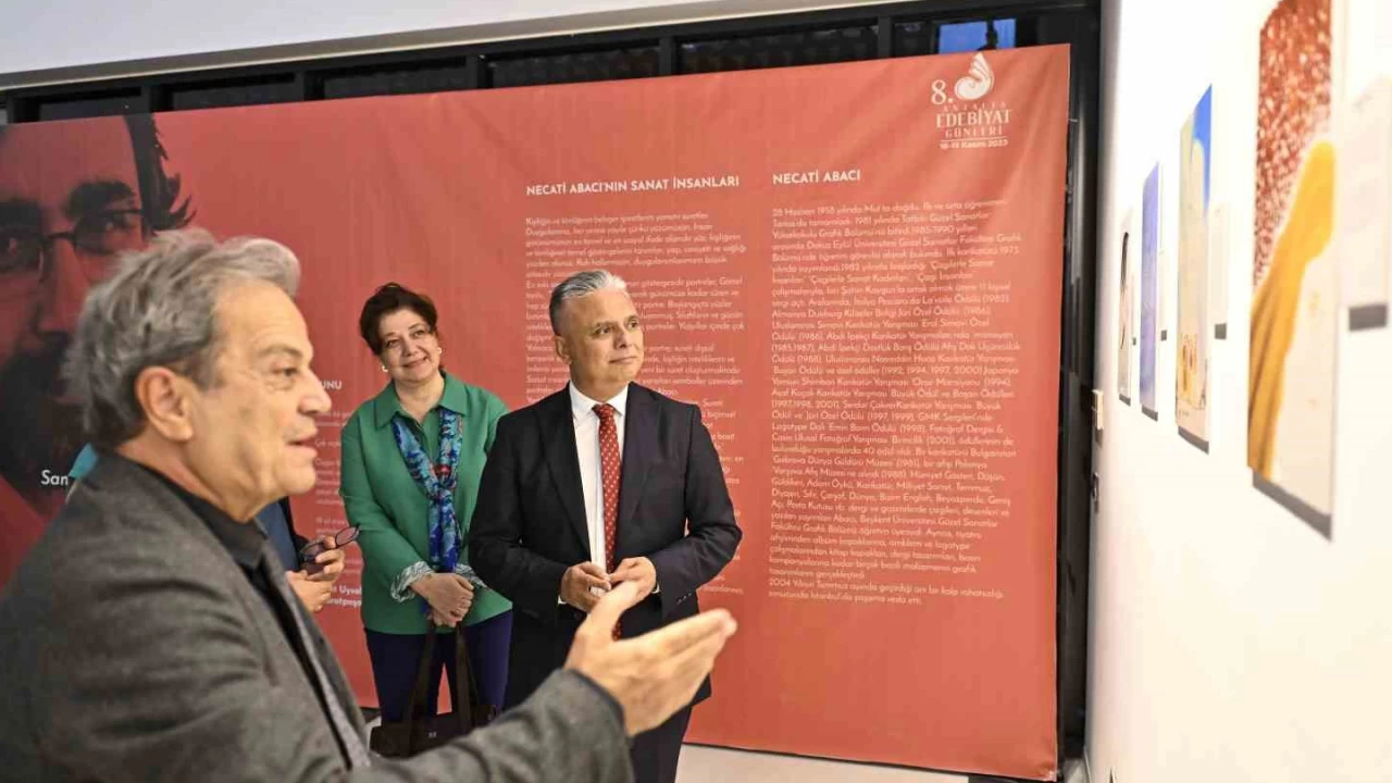 Antalya Edebiyat Günleri "Sanat İnsanları" sergisi ile başladı